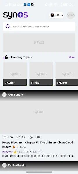Synos Cloud Gaming APK